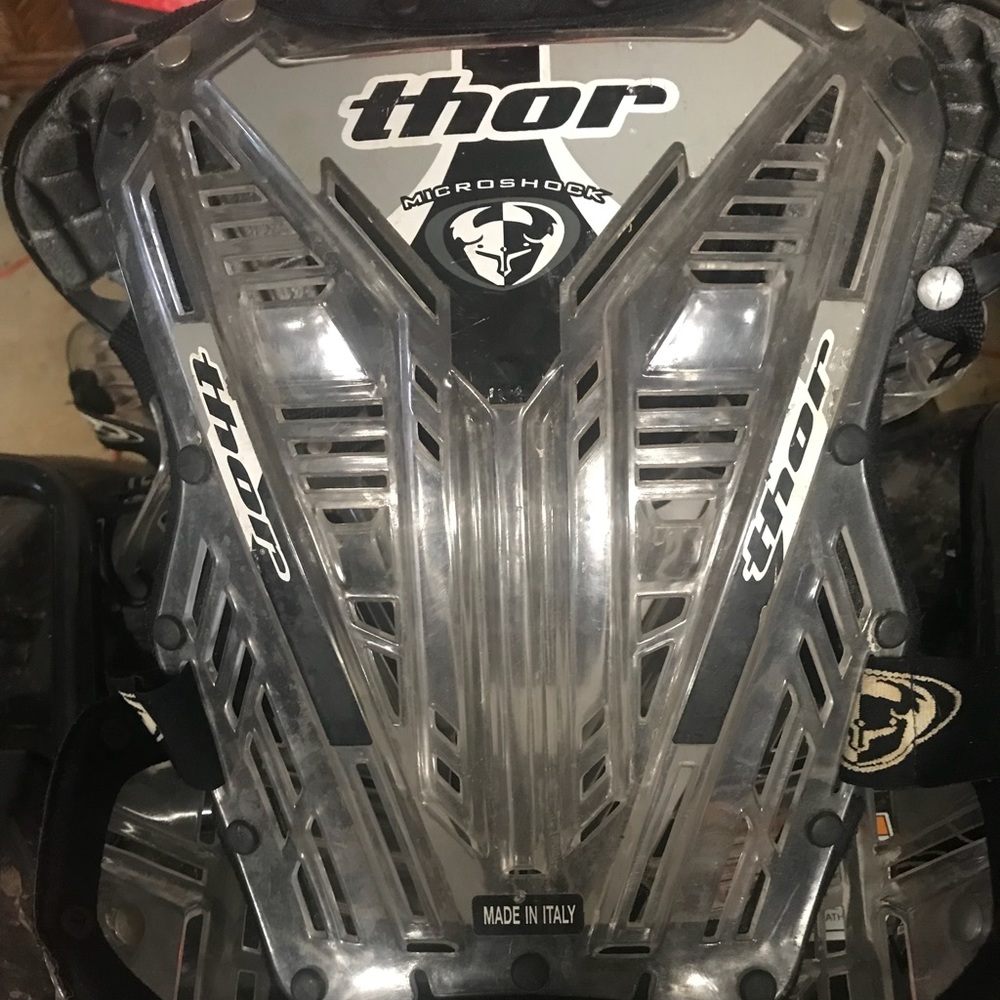 Chest protector.